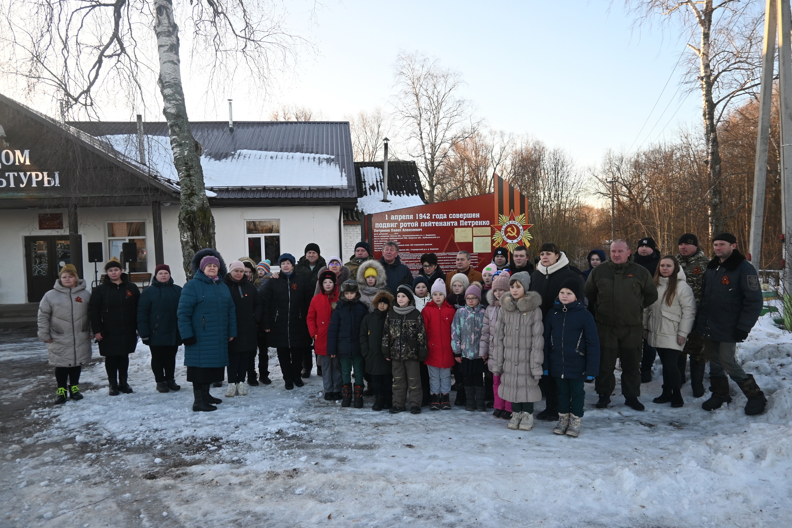 Сегодня в Наговском сельском поселении вновь состоялись торжественные открытия мемориальных стендов.