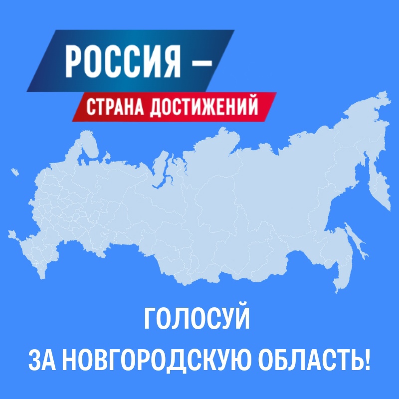 Новгородская область участвует в «Россия — страна достижений».