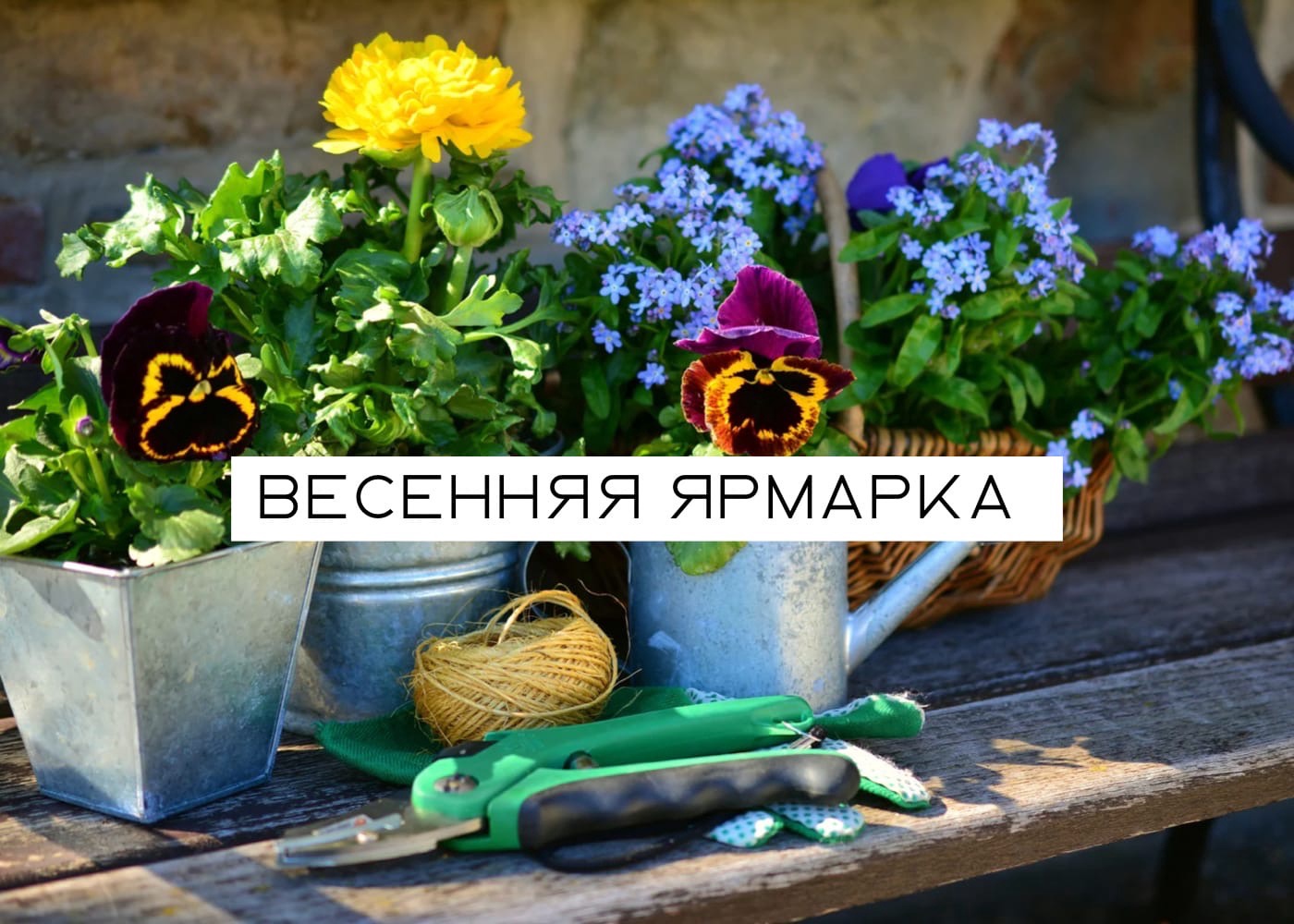 Весенняя сельскохозяйственная ярмарка.