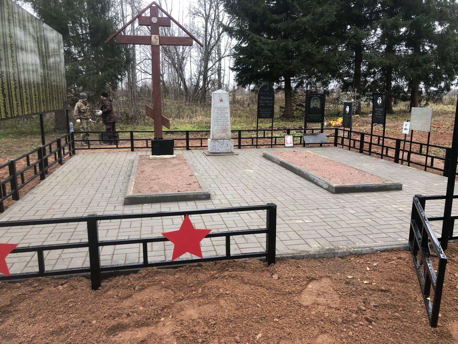 Кладбище советских воинов.