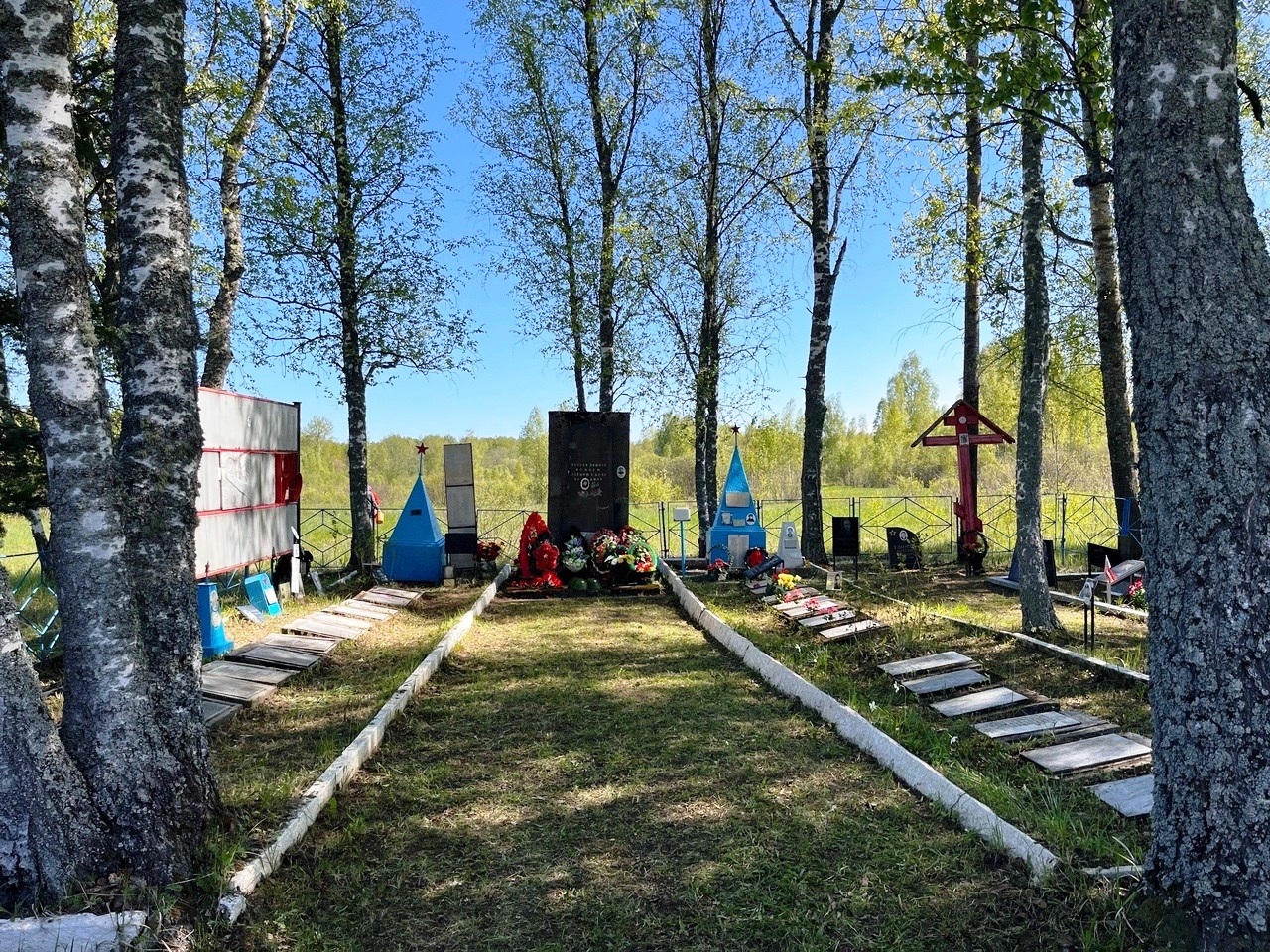 Кладбище советских воинов.